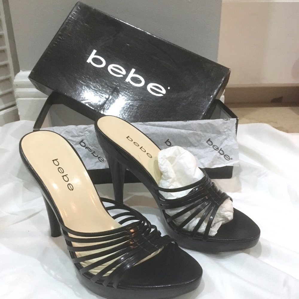 Black Bebe Heels
